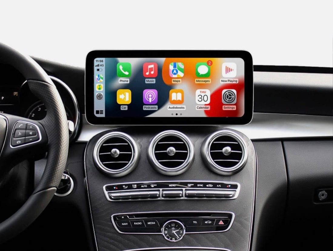 Mercedes SMART SKÆRM Apple CarPlay | Android Auto