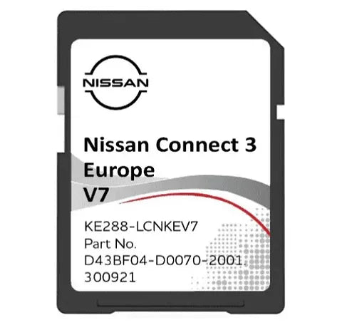 Nissan Connect 3 Europa V7 kort